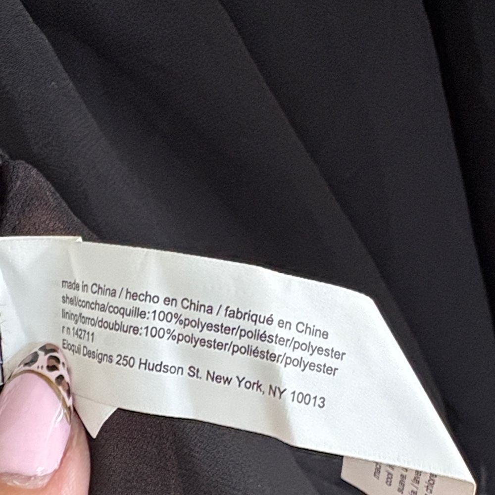 Eloquii Black Long Sleeve Dress - Picture 5 of 7